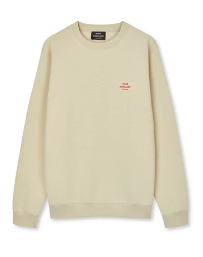Mads Nørgaard - Standard Crew Logo Sweatshirt - Castle Wall